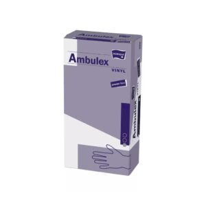 Ambulex eldobható vinyl púdermentes gumikesztyű 100db