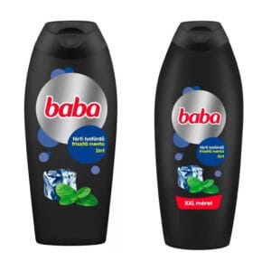 Baba 2in1 Férfi tusfürdő és sampon Menta 400 ml és 750 ml
