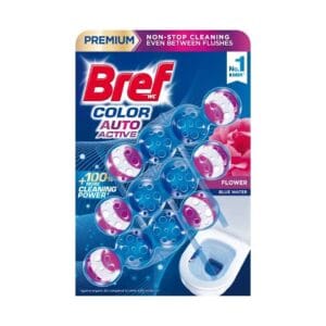 Bref Color Aktiv golyós WC illatosító Fresh Flowers 3x50g C37805