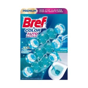 Bref Color Aktiv golyós WC illatosító Turquoise Water 3x50g C44582