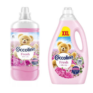 Coccolino Fresh öblítő Silk Lily – 61 mosás 1403 ml és 2,99 l