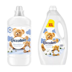 Coccolino Sensitive öblítő Cotton Cloud – 61 mosás 1403 ml és 2,99 l
