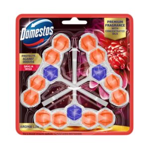 Domestos Aroma Lux WC-rúd Dahlia Wish 3x50g C68644