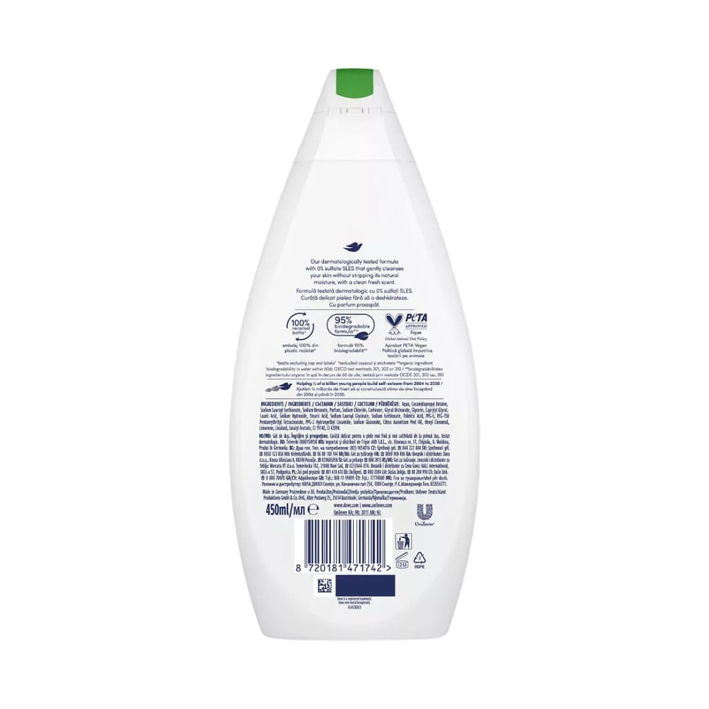 Dove Krémtusfürdő Fresh Care 720ml C64989