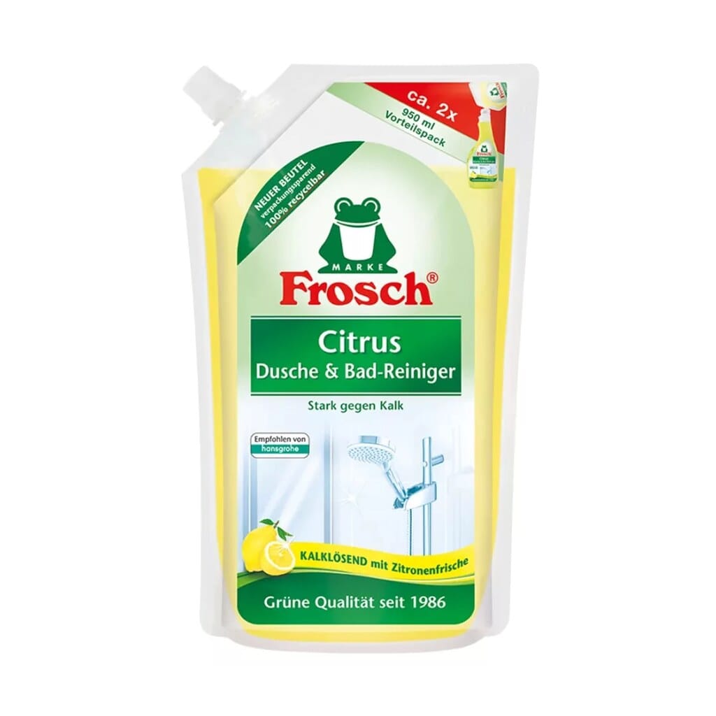 Frosch fürdőszobai tisztító utántöltő Citrom 950ml FR-5386