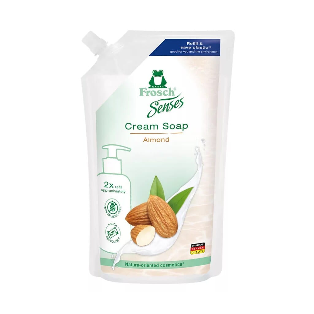 Frosch Senses krémszappan utántöltő Almond Milk 500ml FR-9697-8