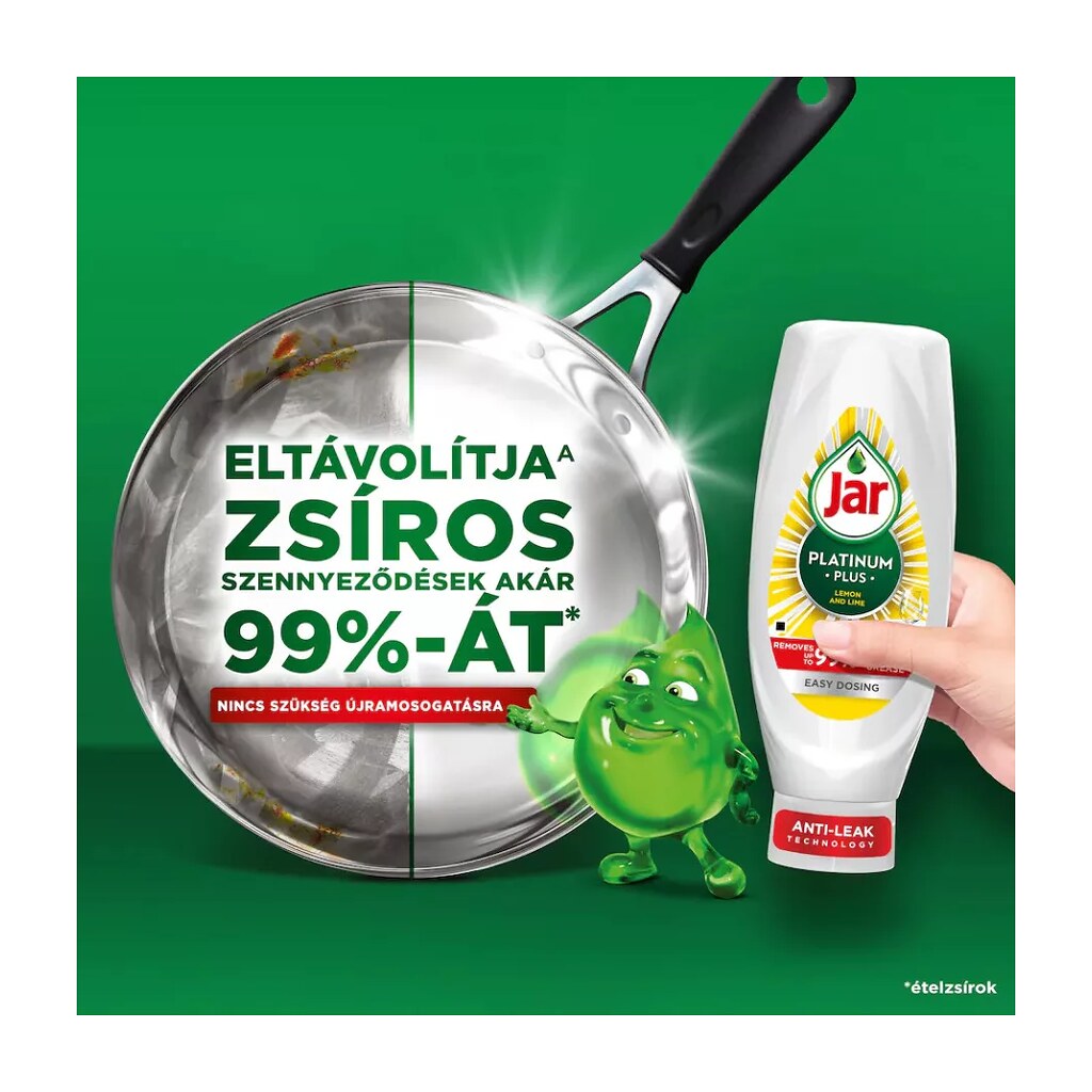 Jar Platinum Plus kézi mosogatószer Citrom és Lime 660ml C73246