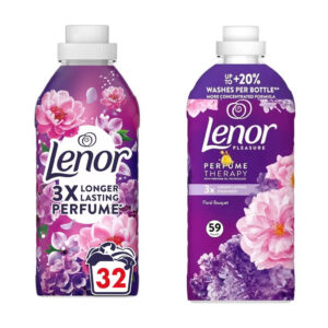 Lenor Perfume Therapy öblítő Floral Bouquet – 32 mosás 675 ml és 1239 ml