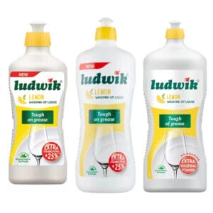Ludwik mosogatószer Citrom 450 ml és 900 ml és 1350 ml