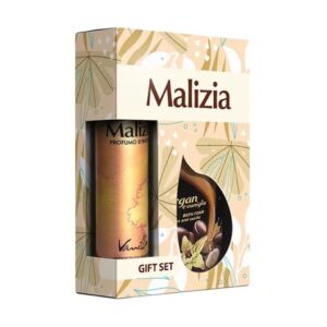 Malizia Argan & Vanilia ajándékcsomag tusfürdő + dezodor