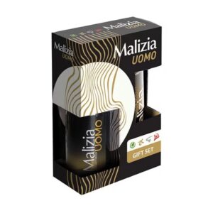 Malizia Men Gold ajándékcsomag tusfürdő + dezodor