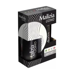 Malizia Men Silver ajándékcsomag tusfürdő + dezodor