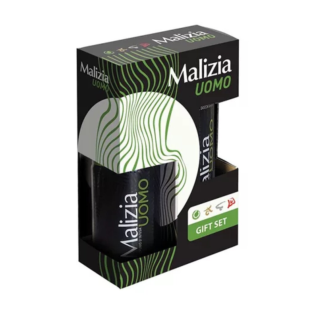 Malizia Men Vetyver ajándékcsomag tusfürdő + dezodor