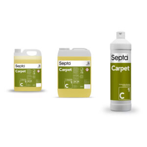 Septa Carpet C1 Sampon szőnyegek és kárpitozott bútorok mosásához 5 l és 10 l és 1000 ml