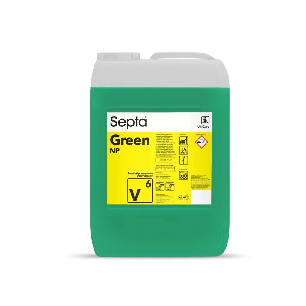 Septa Green NP V6 Professzionális készítmény az erős szennyeződések eltávolítására – 20 l