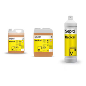 Septa Radical V3 Erősen szennyezett felületek tisztítószere 5 l és 10 l és 1000 ml