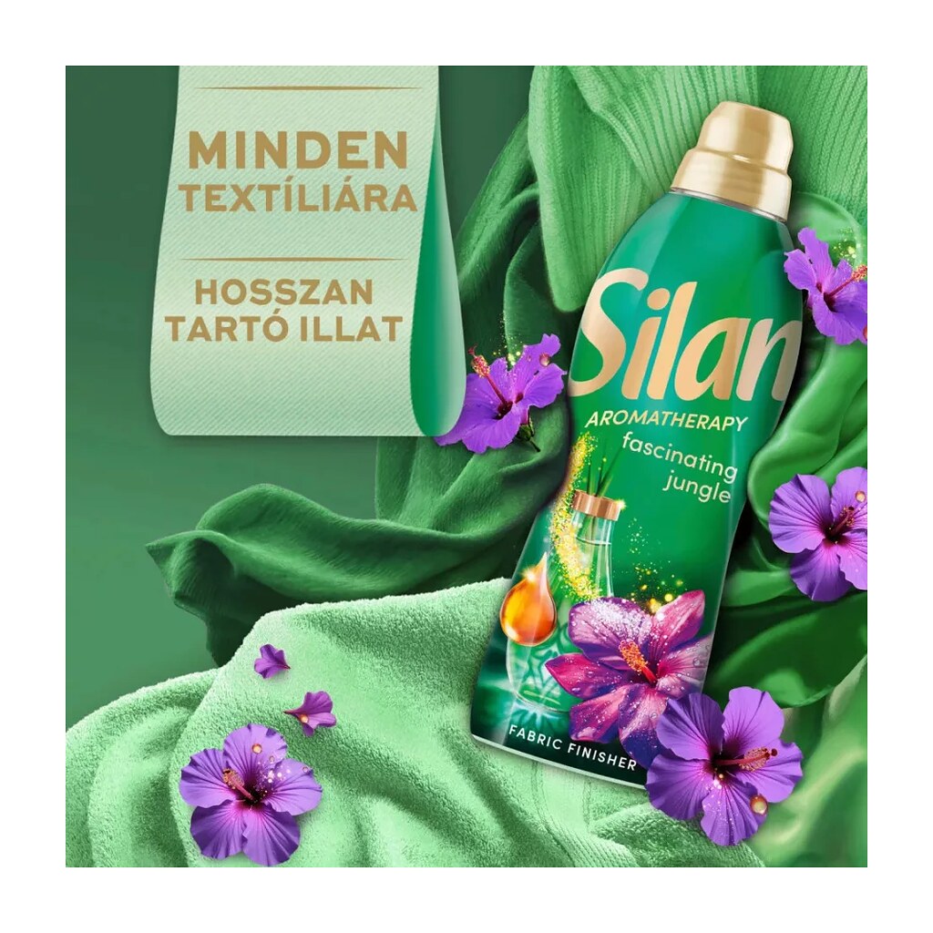 Silan Aromatherapy öblítő Fascinating Jungle – 35 mosás 770ml