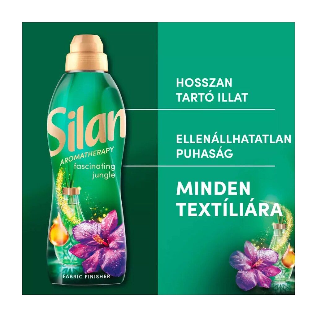 Silan Aromatherapy öblítő Fascinating Jungle – 35 mosás 770ml