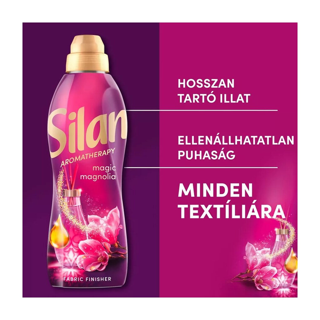 Silan Aromatherapy öblítő Magic Magnolia – 35 mosás 770ml