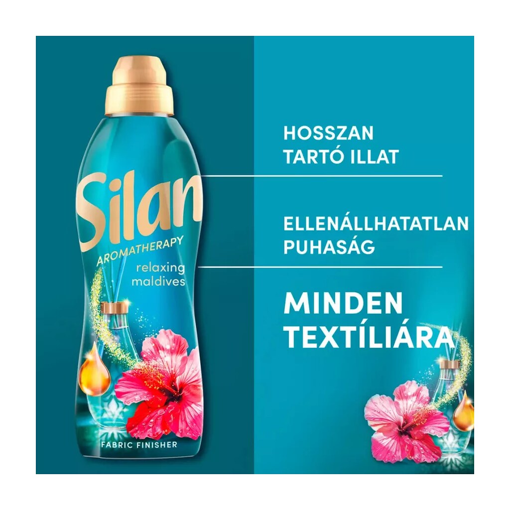 Silan Aromatherapy öblítő Relaxing Maldives – 35 mosás 770ml