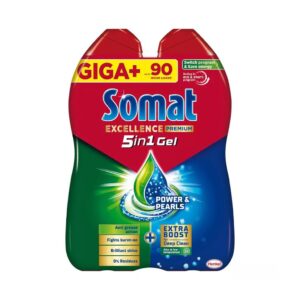 Somat All in 1 Mosogatógép gél Lemon 2x720ml C60899