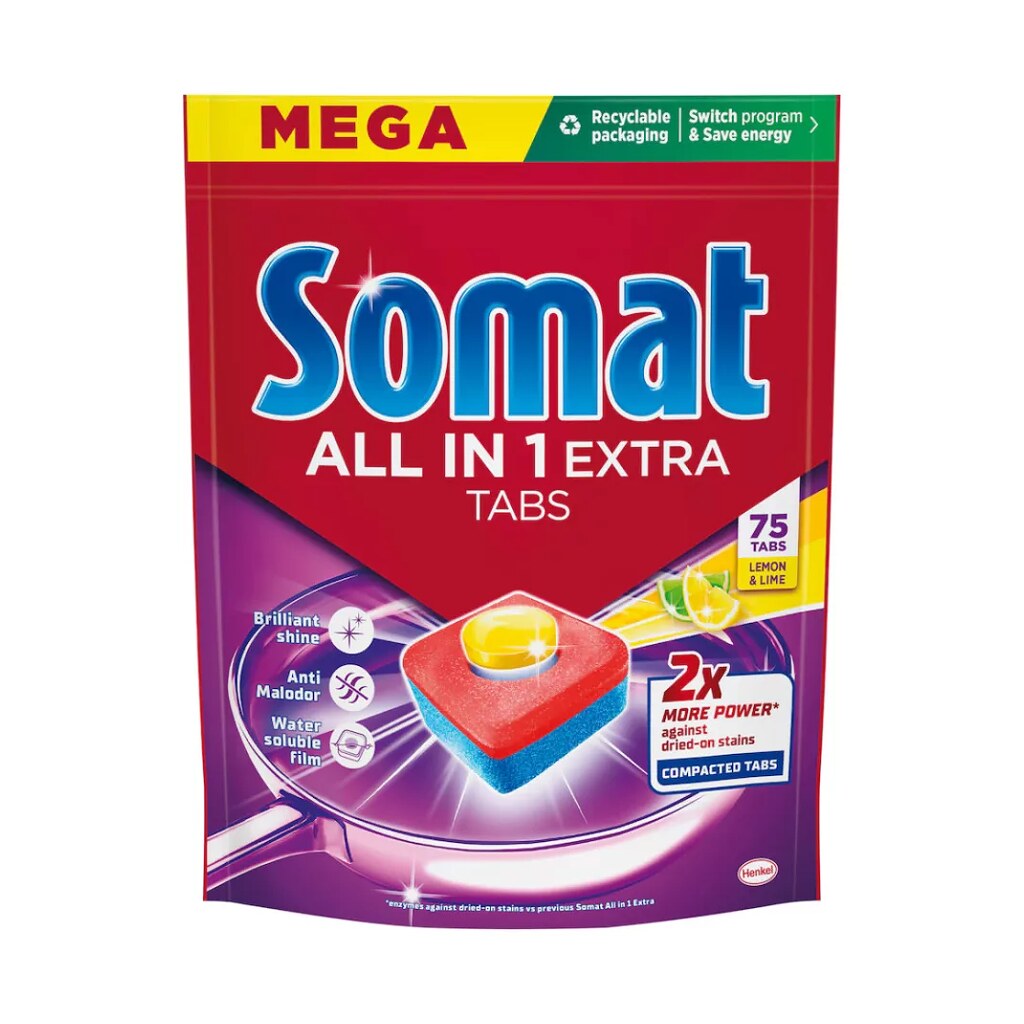 Somat All in 1 mosogatógép tabletta Lime 75db C65506