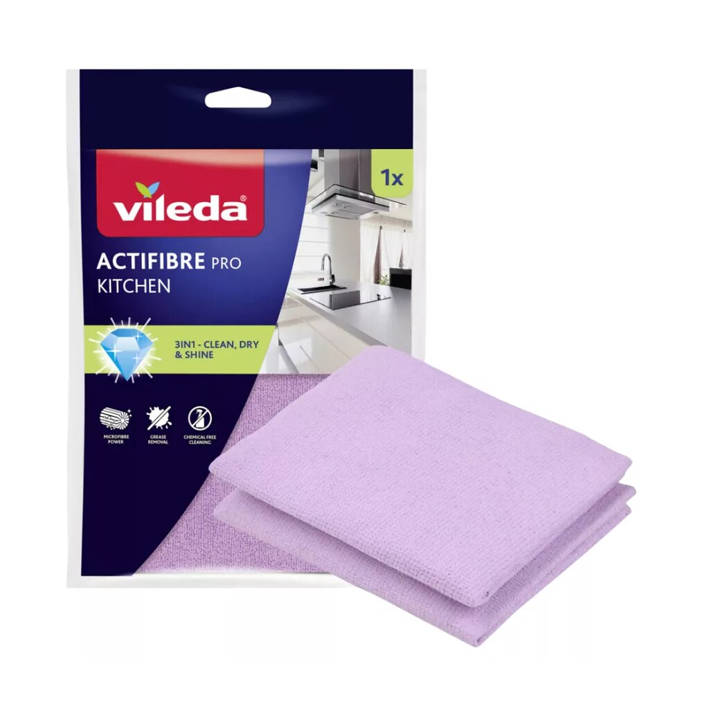 Vileda Actifibre Pro mikroszálas konyhai törlőkendő F183303