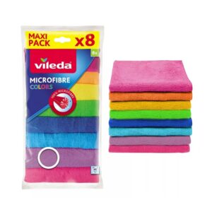 Vileda Colors 8 színű mikroszálas törlőkendő 8db F18597