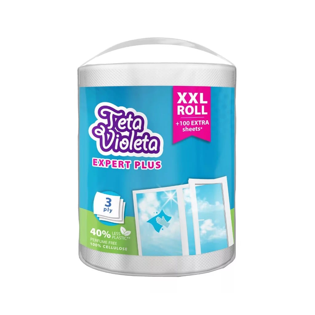 Violeta Expert Plus háztartási papírtörlő – 3 rétegű 3096