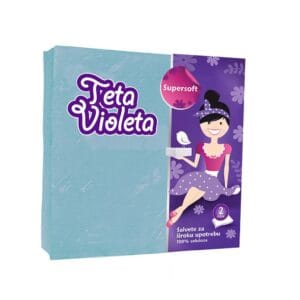 Violeta szalvéta Kék – 2 rétegű, 38x38cm, 25db 932
